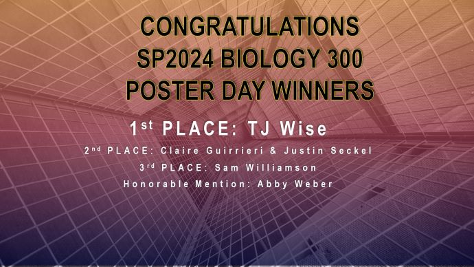 SP2024 BIOLOGY-300 Winners