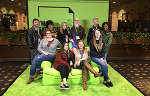 Students and faculty at the NCTE Conference