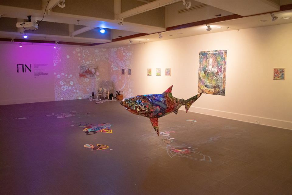 an image of an exhibition in the Elizabeth Dunlap Patrick Gallery