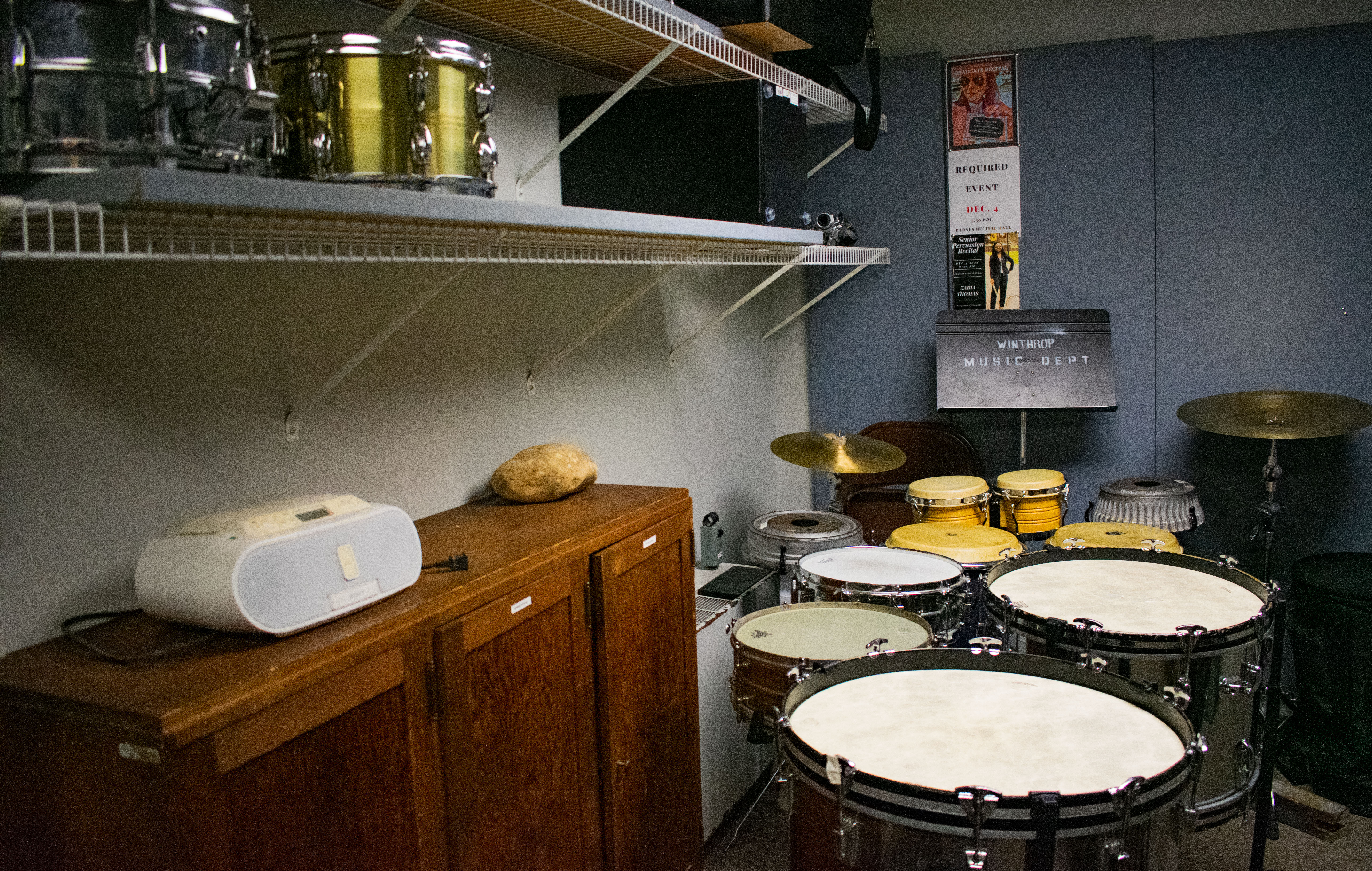 Percussion room instruments