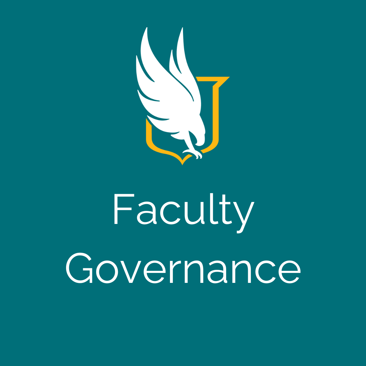 Winthrop Logo and Faculty Governance Text
