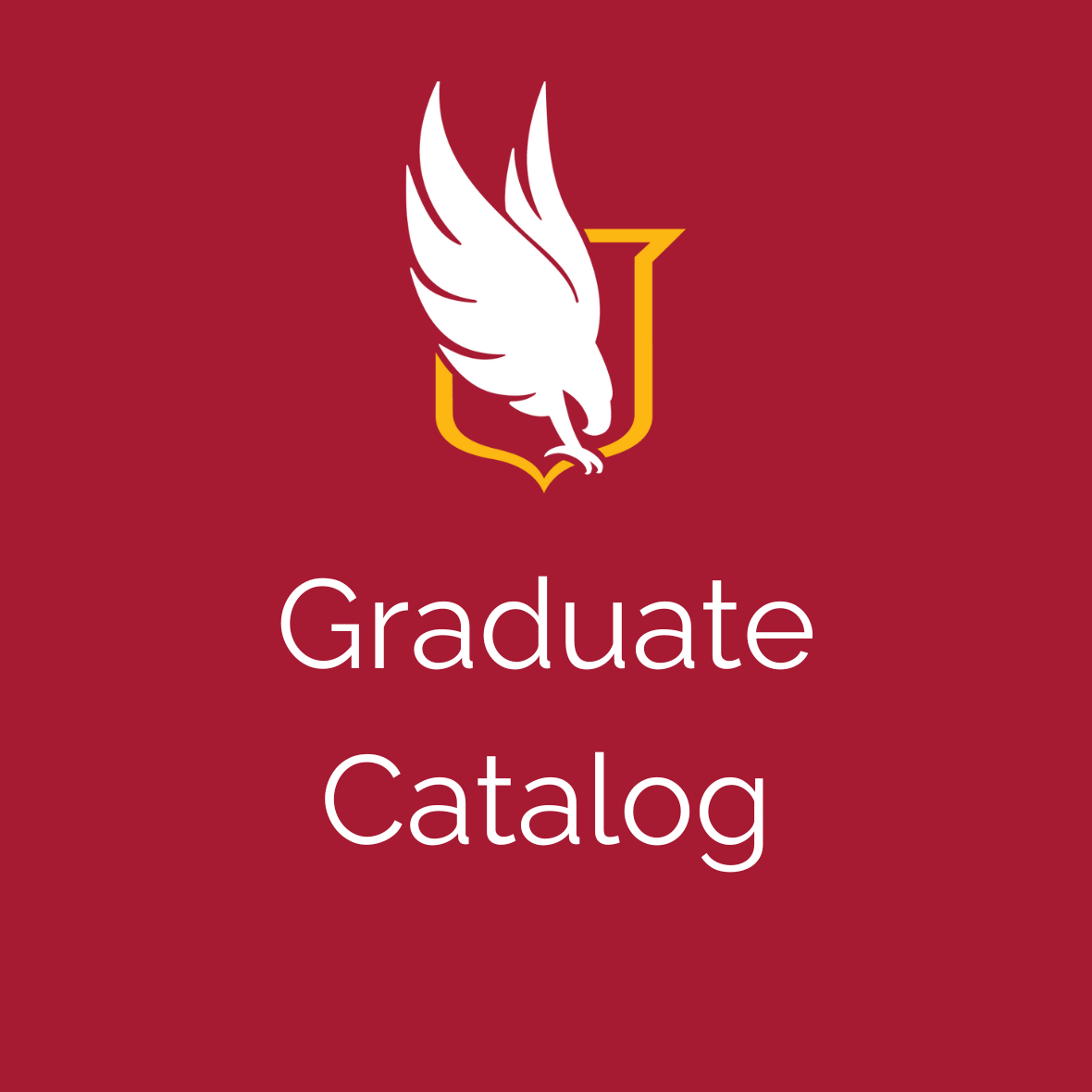 Winthrop Logo and Graduate Catalog text