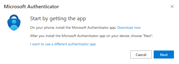 Step Two: Download Microsoft Authenticator